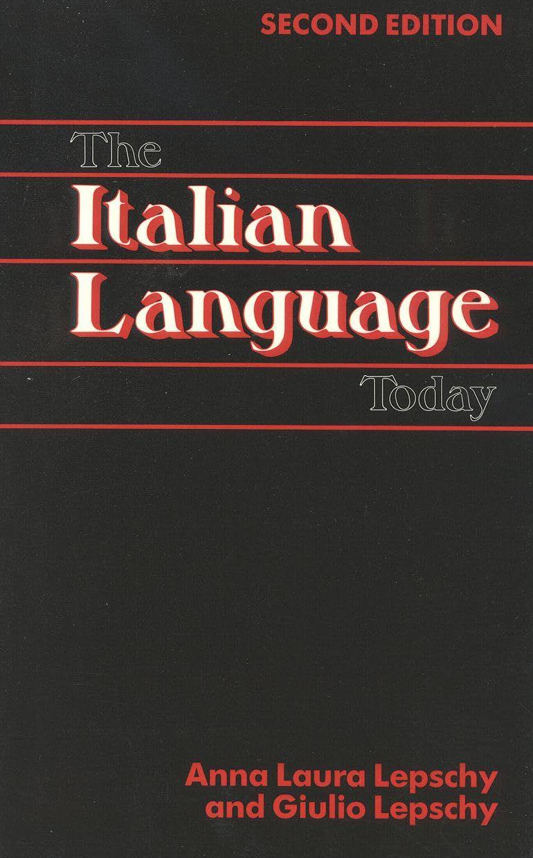 《The Italian Language Today》(今日意大利语)