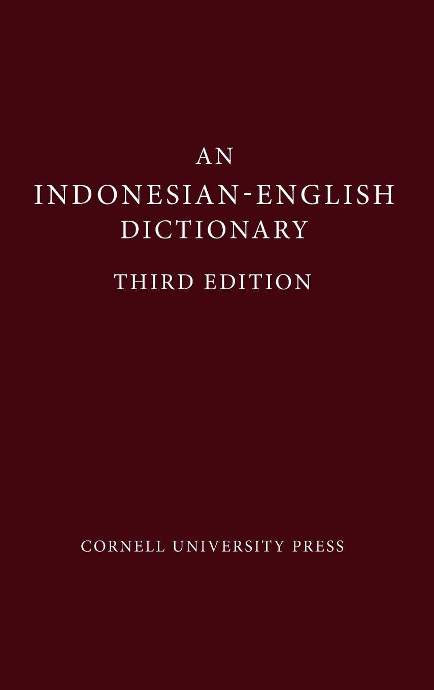 《An Indonesian-English Dictionary》（印尼语-英语词典）